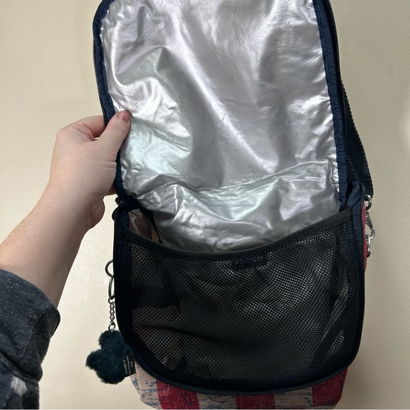 Kipling Kichirou Insulated Lunch Bag Crossbody Americana - Picture 7 of 7